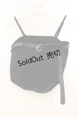 画像1: Millor TOKYO / ベルトデザインチューブトップ  クロ O-26-01-26-065-LO-TO-IG-OS