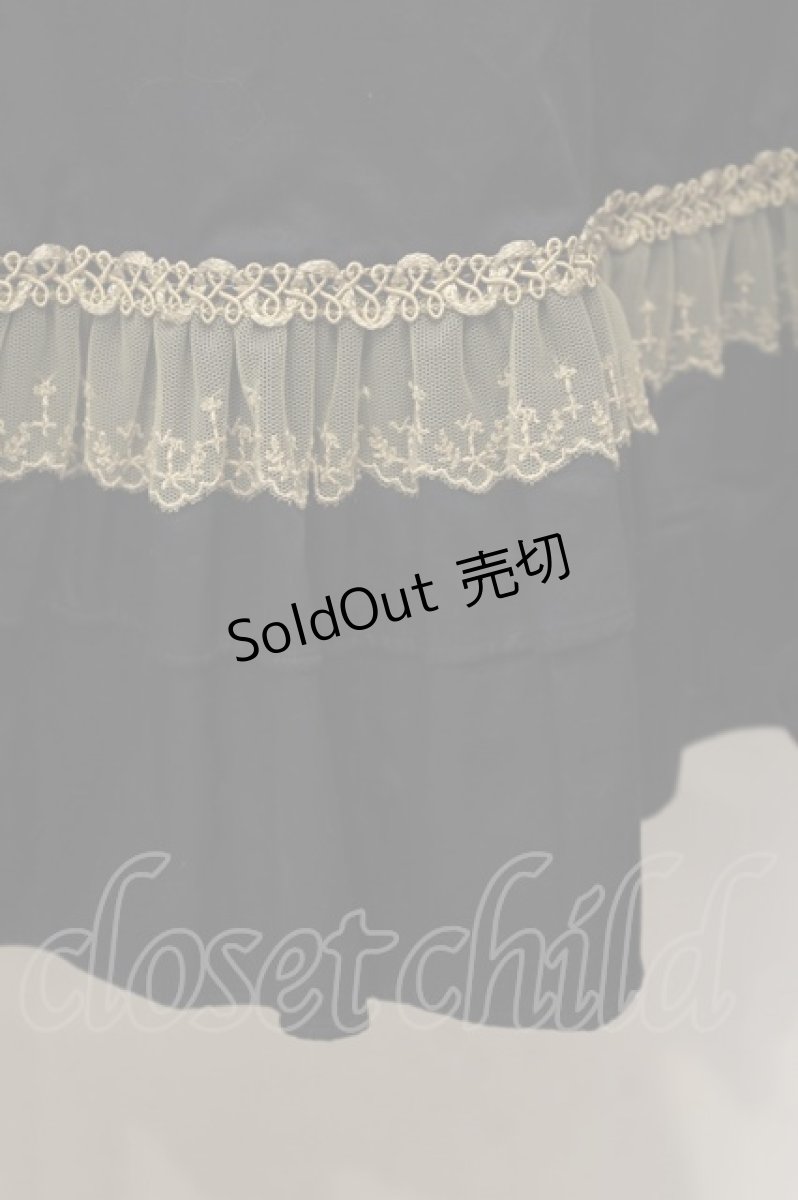 画像3: Victorian maiden / クラシカルドールハーフスリーブロングドレス グローバルサイズ サファイア O-26-01-26-007-CL-OP-OW-OS (3)