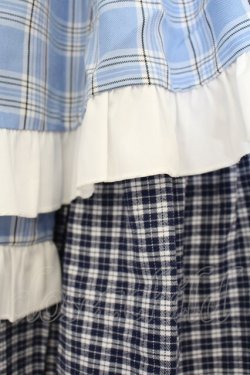 画像2: Whinny / ごきげんドレッシングスカート  ブルー×サックス O-26-01-26-068-PU-SK-IG-OS