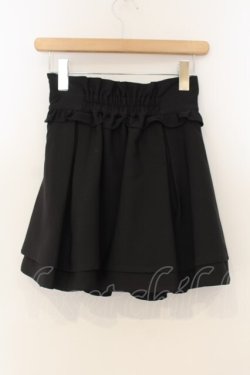 画像3: Pal elfy / ハイウエストタックフレアスカパン  クロ O-26-01-26-070-0-PA-IG-OS