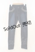axes femme / 裏起毛デニムパギンス M インディゴ O-26-01-26-071-AX-PA-IG-OS