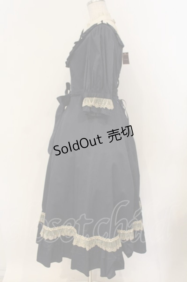 画像4: Victorian maiden / クラシカルドールハーフスリーブロングドレス グローバルサイズ サファイア O-26-01-26-007-CL-OP-OW-OS (4)