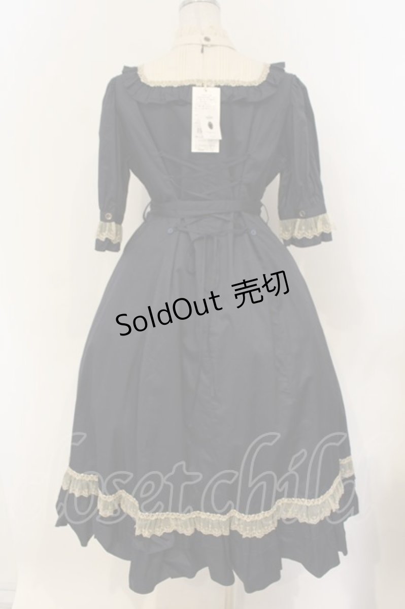 画像5: Victorian maiden / クラシカルドールハーフスリーブロングドレス グローバルサイズ サファイア O-26-01-26-007-CL-OP-OW-OS (5)