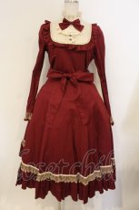 画像1: Victorian maiden / クラシカルドールロングドレス  ボルドー O-26-01-26-008-CL-OP-OW-OS (1)