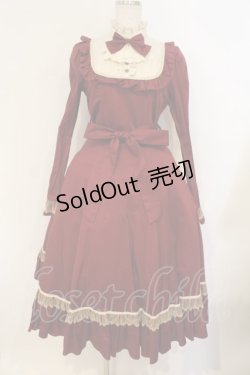 画像1: Victorian maiden / クラシカルドールロングドレス  ボルドー O-26-01-26-008-CL-OP-OW-OS