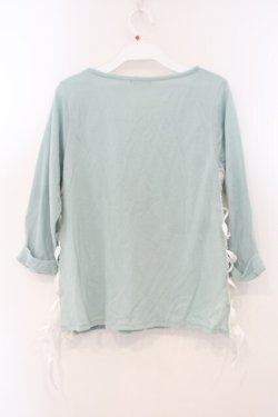 画像2: axes femme / サイドレースアップカットプル  ミント O-26-01-26-081-AX-TO-IG-OS