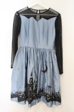 画像1: MILK / Fly me to the Moonドレス  ブルー O-26-01-26-084-ML-OP-OW-OS (1)