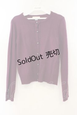 画像1: Secret Honey / 戴冠式ケープ＆カーディガンセット(エルサver.)カーディガン単品  パープル O-26-01-26-085-CA-TO-OW-OS