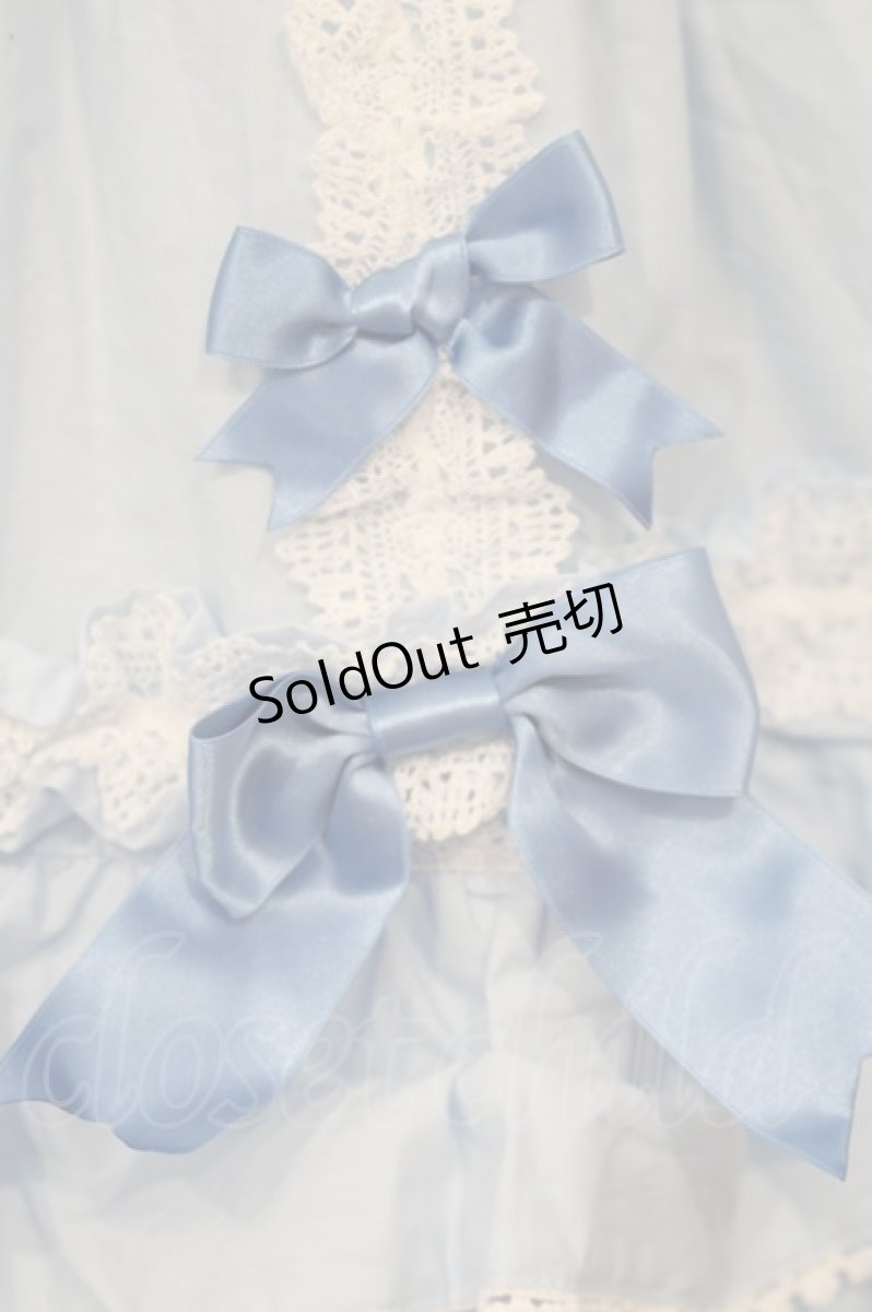 画像3: BABY,THE STARS SHINE BRIGHT / Ribbon ribbon blooms ジャンパースカート  サックス O-26-01-26-012-BA-OP-OW-OS (3)