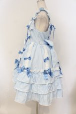 画像4: BABY,THE STARS SHINE BRIGHT / Ribbon ribbon blooms ジャンパースカート  サックス O-26-01-26-012-BA-OP-OW-OS (4)