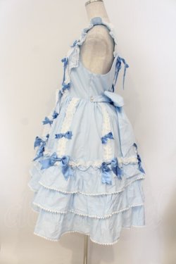 画像4: BABY,THE STARS SHINE BRIGHT / Ribbon ribbon blooms ジャンパースカート  サックス O-26-01-26-012-BA-OP-OW-OS