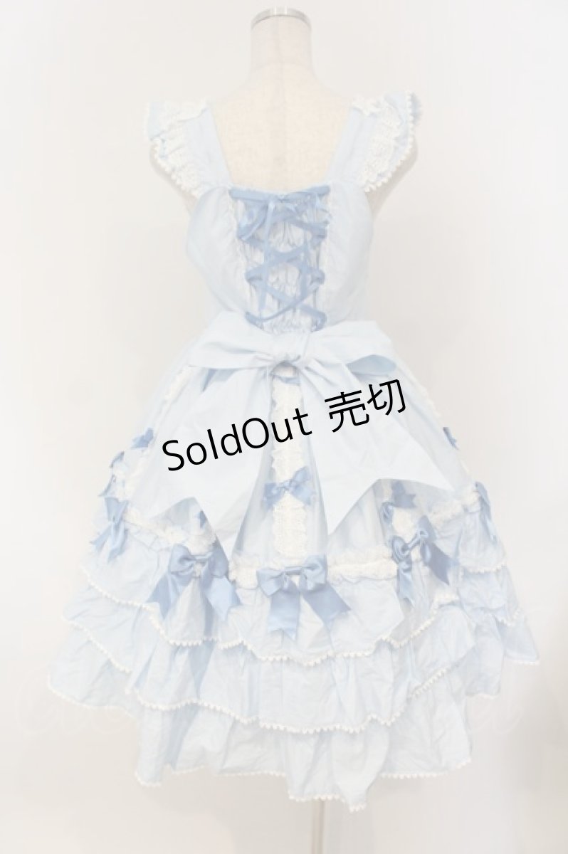 画像5: BABY,THE STARS SHINE BRIGHT / Ribbon ribbon blooms ジャンパースカート  サックス O-26-01-26-012-BA-OP-OW-OS (5)