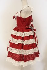 画像4: BABY,THE STARS SHINE BRIGHT / エリザベスジャンパースカート  えんじ O-26-01-26-015-BA-OP-OW-OS (4)