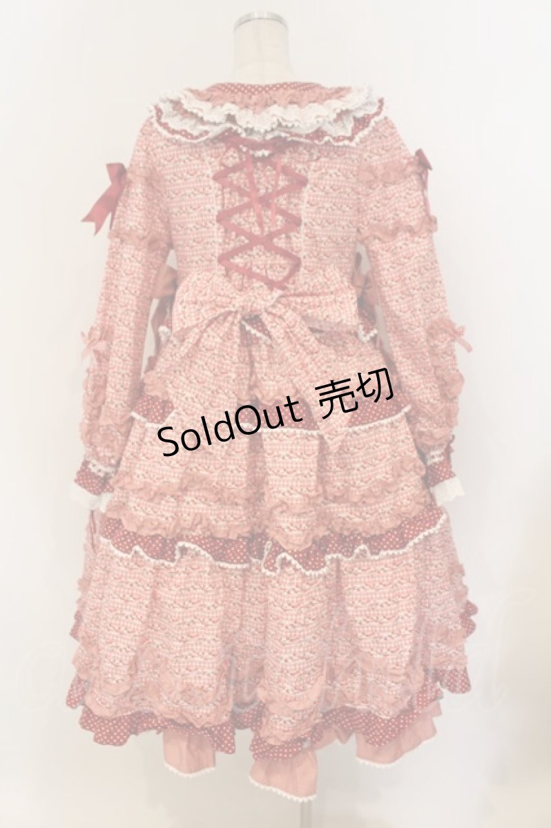 画像6: BABY,THE STARS SHINE BRIGHT / Tartelette aux Fraisesロングワンピース  えんじ O-26-01-26-016-BA-OP-OW-OS (6)