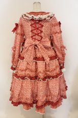 画像6: BABY,THE STARS SHINE BRIGHT / Tartelette aux Fraisesロングワンピース  えんじ O-26-01-26-016-BA-OP-OW-OS (6)