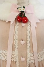 画像2: BABY,THE STARS SHINE BRIGHT / ゆらゆらいちごのうさみみコートワンピース  ピンク O-26-01-26-017-BA-CO-OW-OS (2)