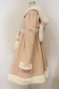 画像4: BABY,THE STARS SHINE BRIGHT / ゆらゆらいちごのうさみみコートワンピース  ピンク O-26-01-26-017-BA-CO-OW-OS