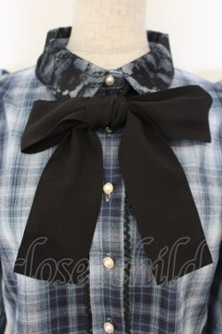 画像2: majoretty / チェック柄セットアップ M ブルー×クロ O-26-01-26-022-LO-OP-IG-OS