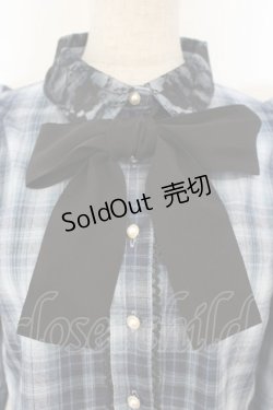 画像2: majoretty / チェック柄セットアップ M ブルー×クロ O-26-01-26-022-LO-OP-IG-OS