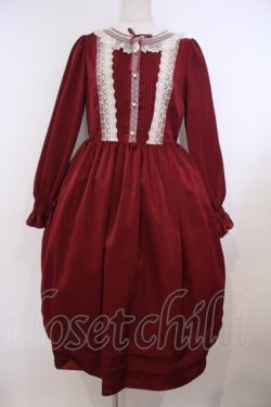 画像1: Melody BasKet / ヴィーナスエードワンピース  ワイン O-26-01-27-031-LO-OP-IG-OS