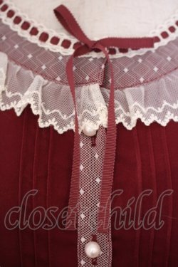 画像2: Melody BasKet / ヴィーナスエードワンピース  ワイン O-26-01-27-031-LO-OP-IG-OS