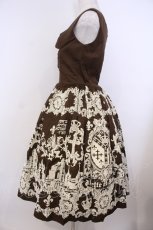 画像4: Juliette et Justine / アンプラント デュ ラ ジュネーズ ローブ　ジャンパースカート 1 ブラウン O-26-01-27-034-CL-OP-OW-OS (4)