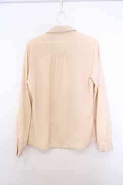 画像3: F i.n.t / ロゴリボンタイ付きピンタックブラウス F アイボリー O-26-01-27-004-CA-BL-OW-OS