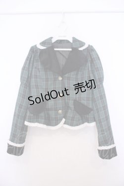 画像1: Eri Aino's collaboration / シャーロットの水曜日 ジャケット M グリーン O-26-01-27-045-LO-JA-IG-OS