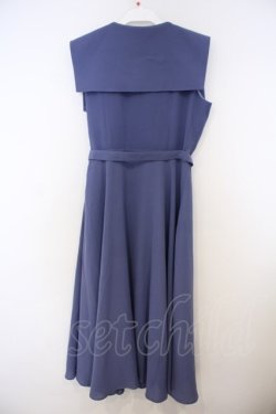 画像2: an another angelus / スクエアカラーボウタイワンピース F ブルー O-26-01-27-005-CA-OP-OW-OS