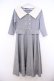 画像1: an another angelus / ビッグカラークレリックワンピース  グレー O-26-01-27-047-CA-OP-IG-OS (1)