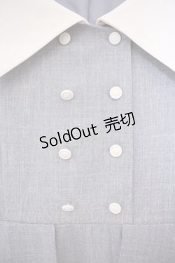 画像2: an another angelus / ビッグカラークレリックワンピース  グレー O-26-01-27-047-CA-OP-IG-OS