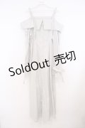 dazzlin / ウエストタックオフショルシャツワンピース M グレー O-26-01-27-006-LO-OP-OW-OS