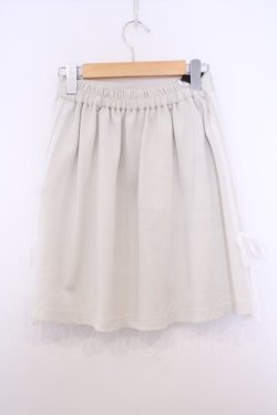 画像3: F i.n.t / レースライントラックスカート  オフホワイト O-26-01-27-050-CA-SK-IG-OS