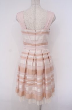 画像3: abilletage / マルチボーダージャンパースカート  ピンク O-26-01-27-1003-GO-OP-IG-OS