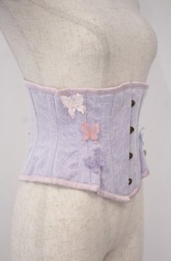 画像2: abilletage / バタフライモチーフミニショートコルセット 3 ラベンダー O-26-01-27-1005-GO-TO-OW-OS