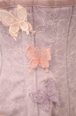画像3: abilletage / バタフライモチーフミニショートコルセット 3 ラベンダー O-26-01-27-1005-GO-TO-OW-OS