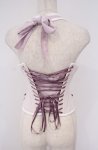 画像4: abilletage / セレクトリボンサイドレースアップチロルコルセット 3 ラベンダー×パープル O-26-01-27-1006-GO-TO-OW-OS (4)