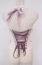 画像4: abilletage / セレクトリボンサイドレースアップチロルコルセット 3 ラベンダー×パープル O-26-01-27-1006-GO-TO-OW-OS (4)