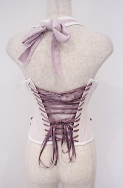 画像4: abilletage / セレクトリボンサイドレースアップチロルコルセット 3 ラベンダー×パープル O-26-01-27-1006-GO-TO-OW-OS
