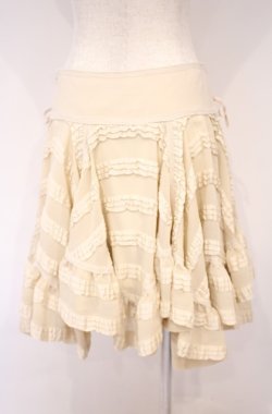 画像4: abilletage / イレギュラーヘムスカート  ベージュ O-26-01-27-1009-GO-SK-IG-OS