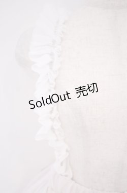 画像3: abilletage / チュールフリルストラップスカート  ホワイトピンク×パープルリボン O-26-01-27-1010-GO-SK-OW-OS