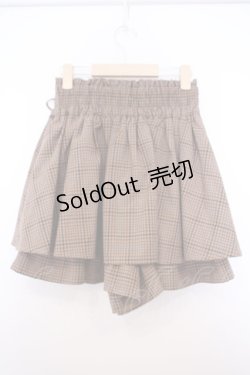 画像2: axes femme / ダブルレースアップスカパン M ブラウン O-26-01-27-057-AX-PA-OW-OS