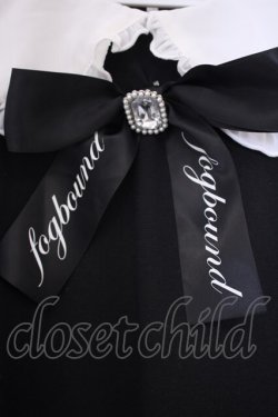 画像2: Ank Rouge / ビジューリボンカットワンピース M クロ O-26-01-27-058-CA-OP-OW-OS