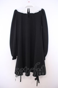 画像3: Ank Rouge / ビジューリボンカットワンピース M クロ O-26-01-27-058-CA-OP-OW-OS