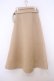 画像2: EATME / ベルテッドイレヘムフレアスカート F ベージュ O-26-01-27-059-LO-SK-OW-OS (2)