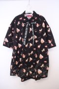 Jamie エーエヌケー / エンジェルプリントBIGシャツ M クロ O-26-01-27-060-LO-BL-OW-OS