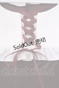 画像2: Ank Rouge / スクエアヨークワンピース M ワイン O-26-01-27-065-CA-OP-OW-OS