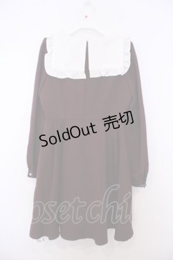 画像3: Ank Rouge / スクエアヨークワンピース M ワイン O-26-01-27-065-CA-OP-OW-OS