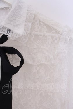 画像2: Rojita / リボン付きレースブラウス F シロ O-26-01-27-068-LO-BL-OW-OS