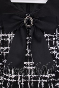 画像2: DearMyLove / ツイードお嬢様ワンピース M クロ O-26-01-27-069-EL-OP-OW-OS